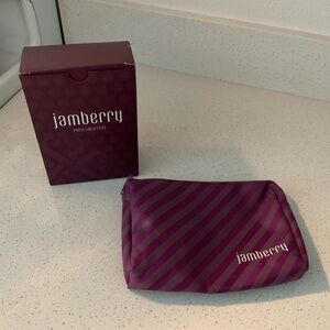 Jamberry Mini Heater with Purple Striped Case
